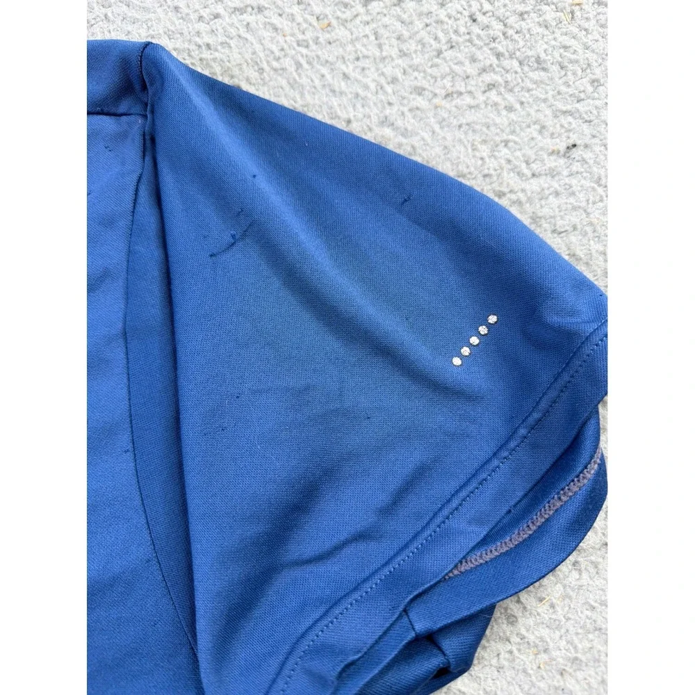 Vintage Nike Alpha Project Gym Shirt Mens XL Blue Made in USA Swoosh Y2K